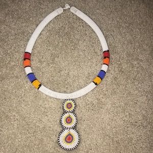 Beautiful beaded handmade necklace
